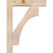Ekena Millwork Westlake Block Smooth Bracket w/ Offset Brace, Douglas Fir, 5 1/2"W x 24"D x 32"H BKT0604X24X32WTL05SDF - alternate 2